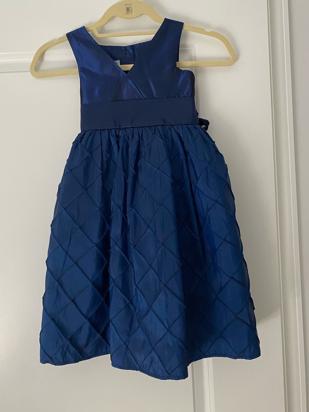 Naa Lily Inc Dresses Sleeveless Royal Blue Quilted Girls' Formal Dress Size 5